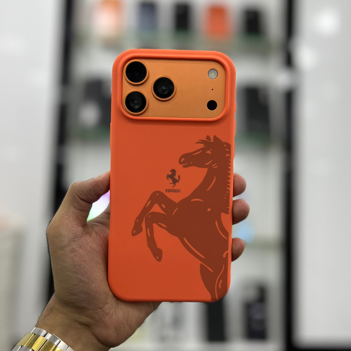 Premium Ferrari Horse Luxe Case