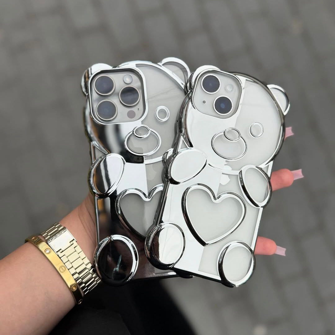Cute 3D Bear Case