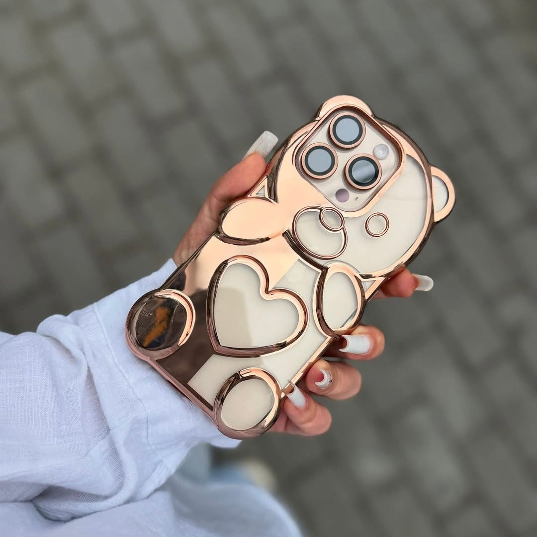 Cute 3D Bear Case