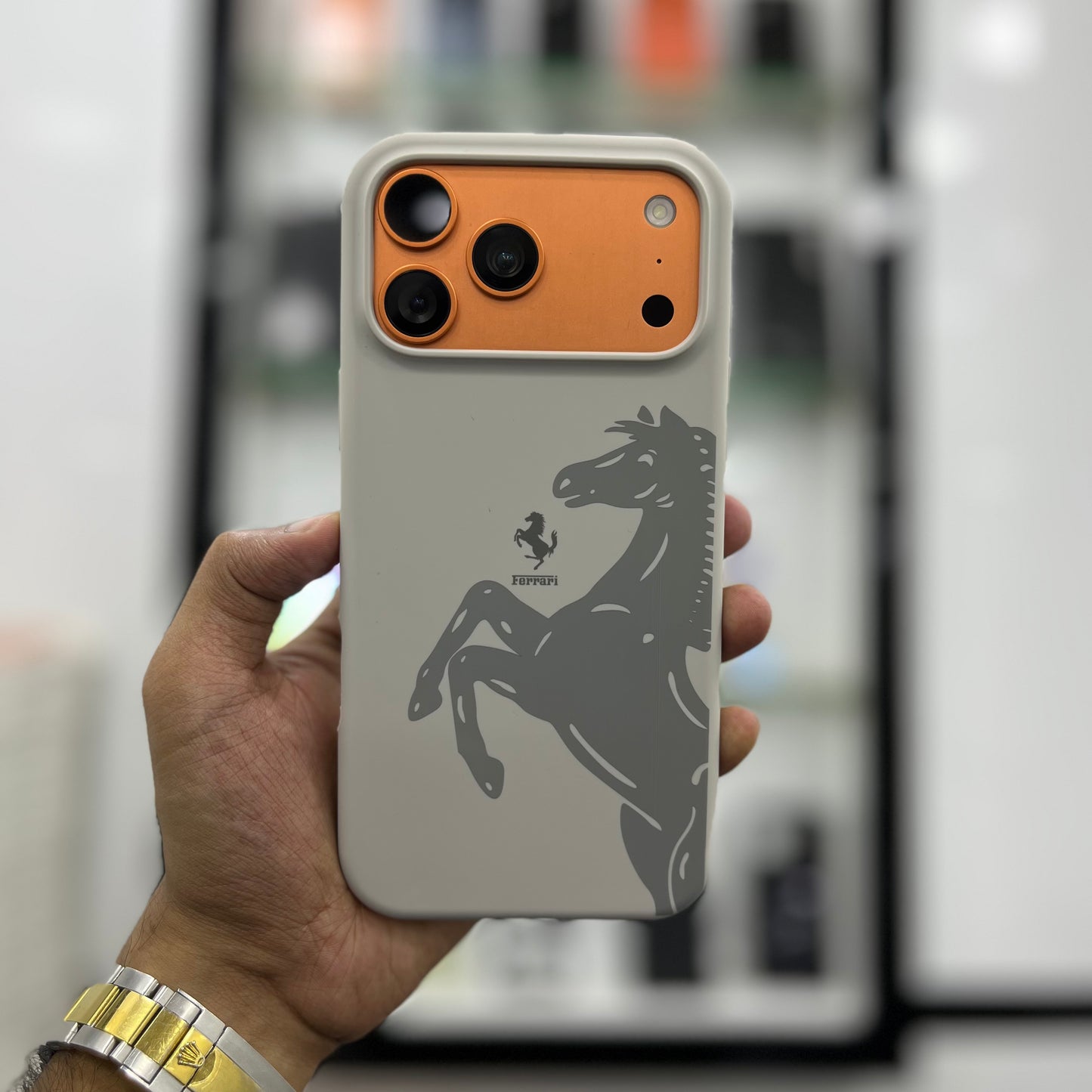 Premium Ferrari Horse Luxe Case