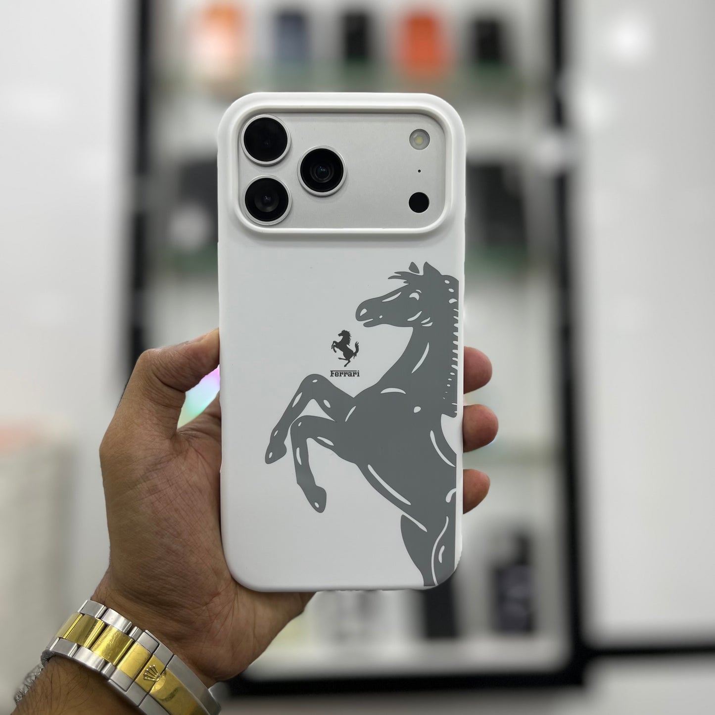 Premium Ferrari Horse Luxe Case