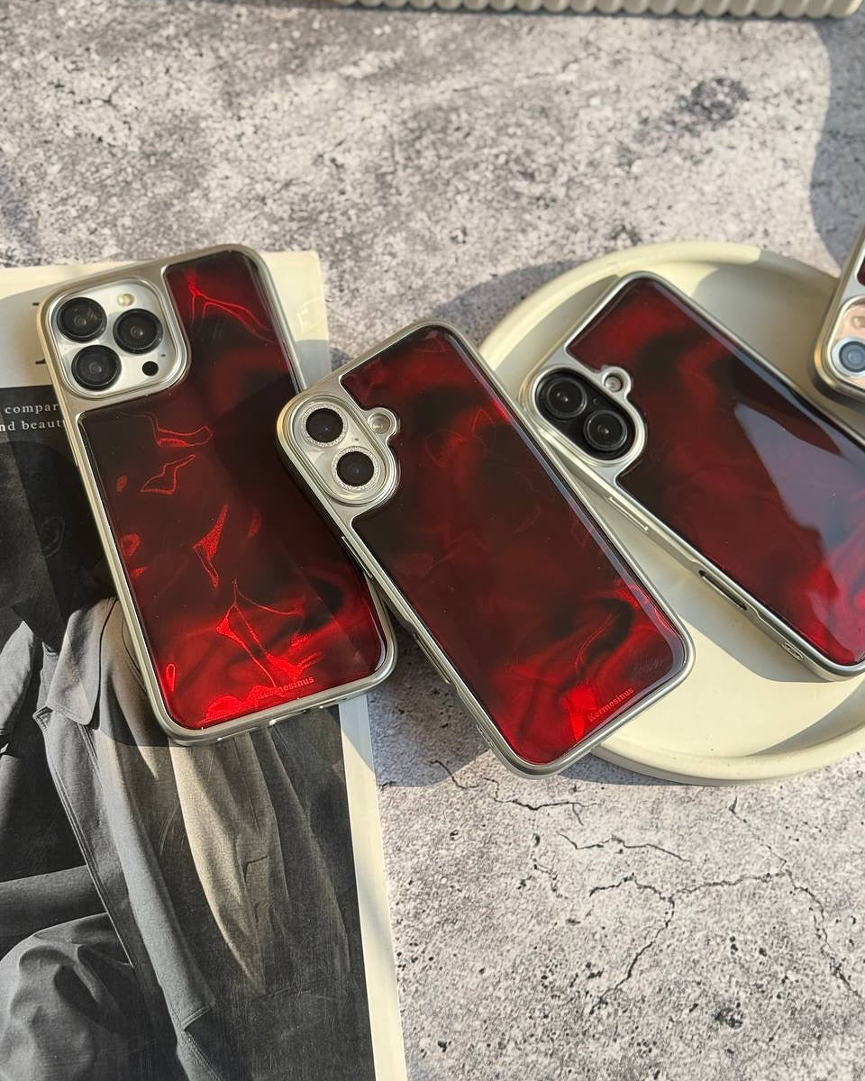 RED BLACK FIRE CASE